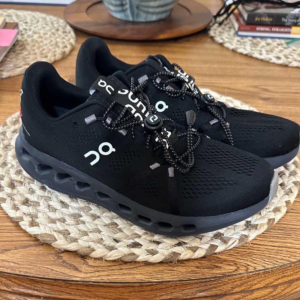 On Running Black Athletic Shoes